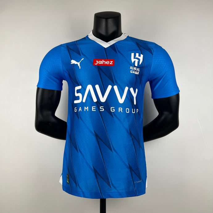 Camisa Azul AL Hilal 23/24 Home - Versão Jogador