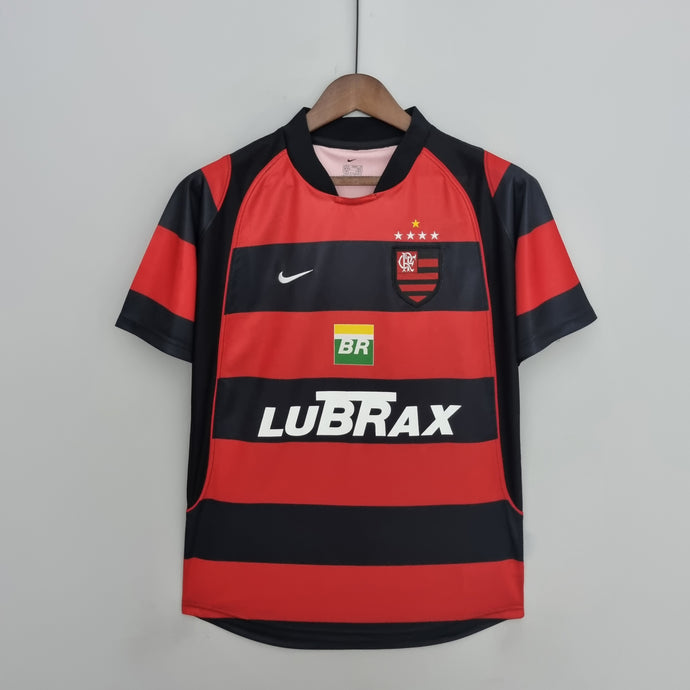 Camisa Flamengo Nike Home - 2003/2004 Retrô Vermelha e Preta