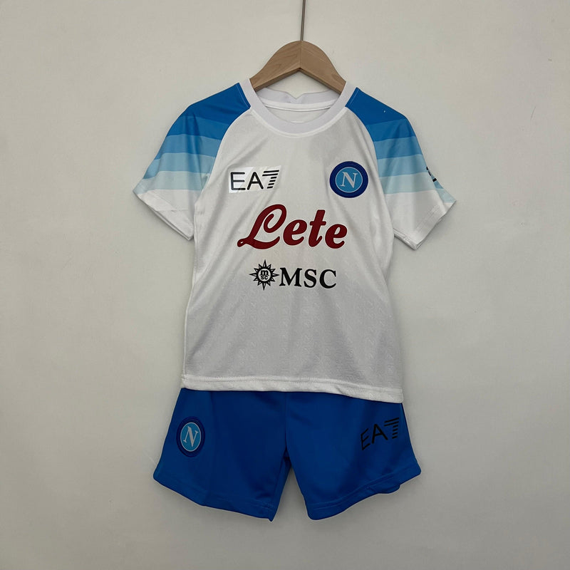 Kit Infantil Futebol Napoli Away 23/24