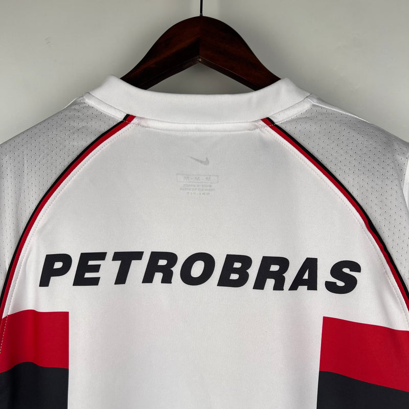 camisa-mengo-retrô-II-away-2002-branco-vermelho-lubrax-bordado-costas