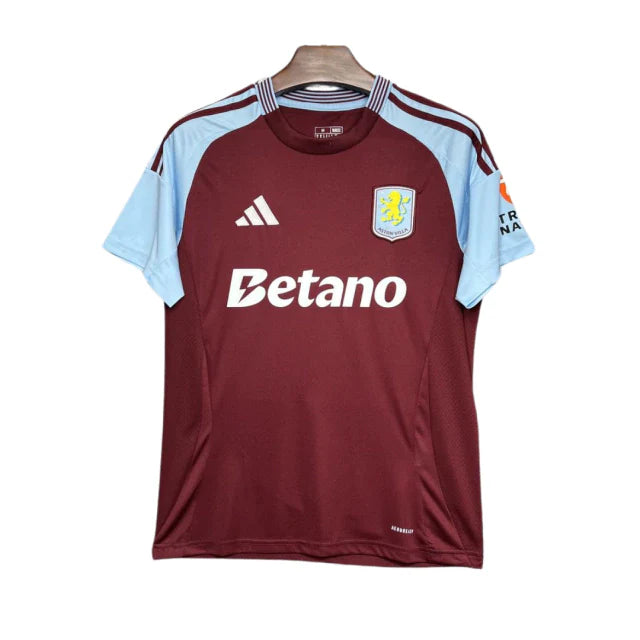 Camisa Aston Villa Home 24/25 - Torcedor Adidas Masculino - Bordô