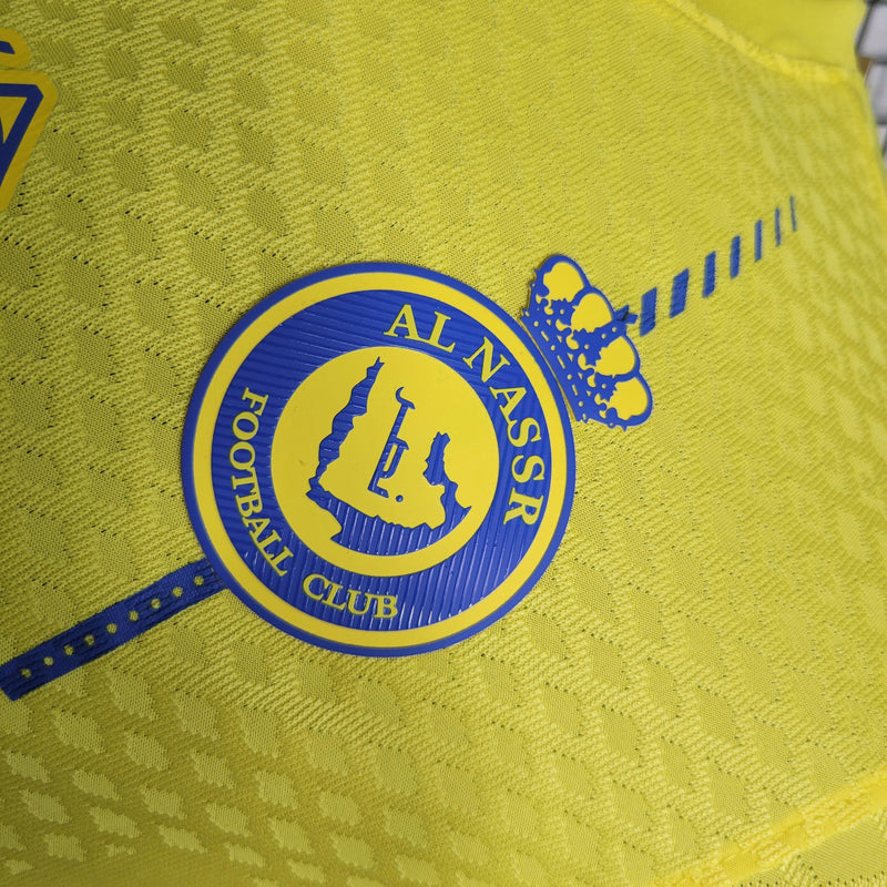 Camiseta Versão Jogador Al Nassr FC Amarela Home 23/24