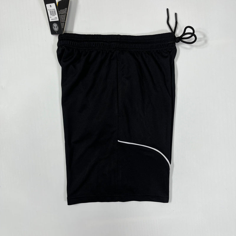 Shorts Esportivo Under Armour Academia Branco/Preto Com Bolso