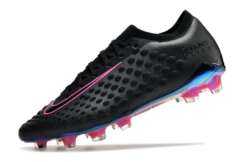 Chuteira de Campo Nike Phantom Ultra Venom FG - Preto e Rosa