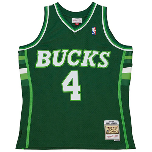 Regata NBA Milwaukee Bucks Mitchell & Ness 1988