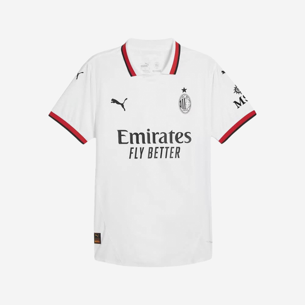 Camisa AC Milan 24/25 Away Puma Torcedor - Branca