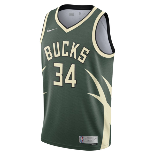 Regata Nike NBA Milwaukee Bucks Earned Edition 2020/21