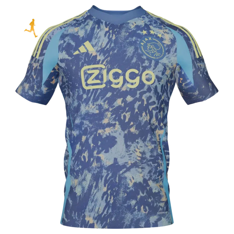 camisa-ajax-reserva-2024-2025-away-azul-amarelo-neon-branco-a-noite-estrelada-van-gogh-campeonato-holandes-gola-v-ziggo-frente