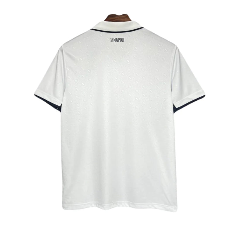 Camisa Napoli Away 24/25 - Torcedor EA7 Masculino - Branco