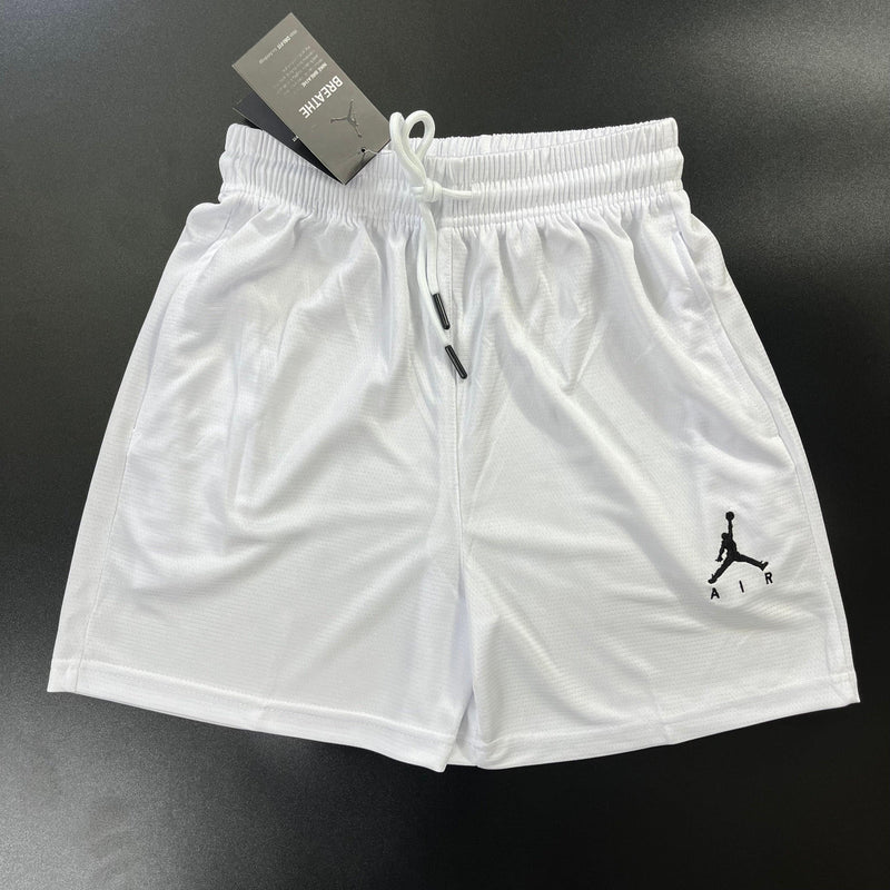 Shorts Academia Jordan Preto/Branco Bolso