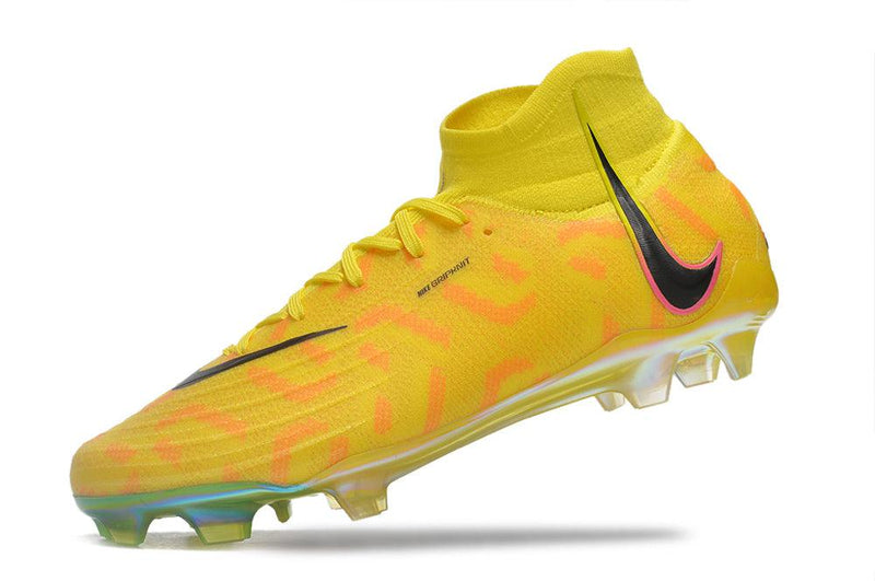 Chuteira de Campo Nike Panthom Luna Elite - Amarelo e Preto