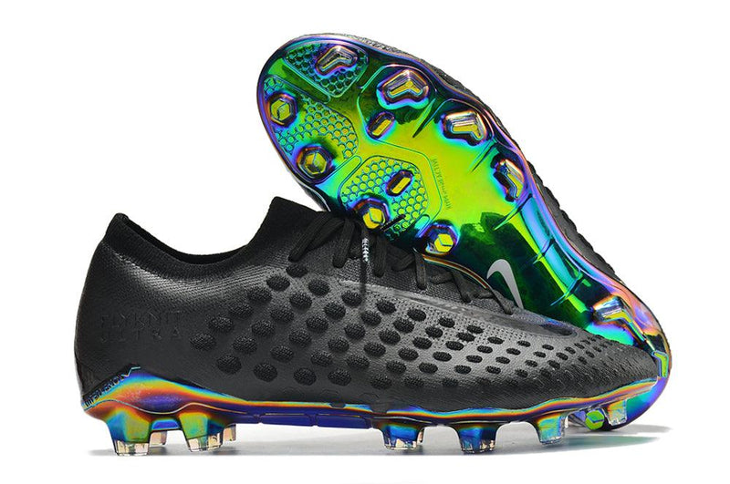 Chuteira de Campo Nike Phantom Ultra Venom FG - Preto e Verde