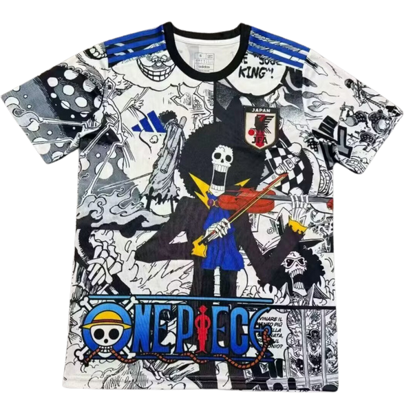 Camisa Japão x One Piece – Edição Brook “Soul King” | Anime Oficial Adidas 2025