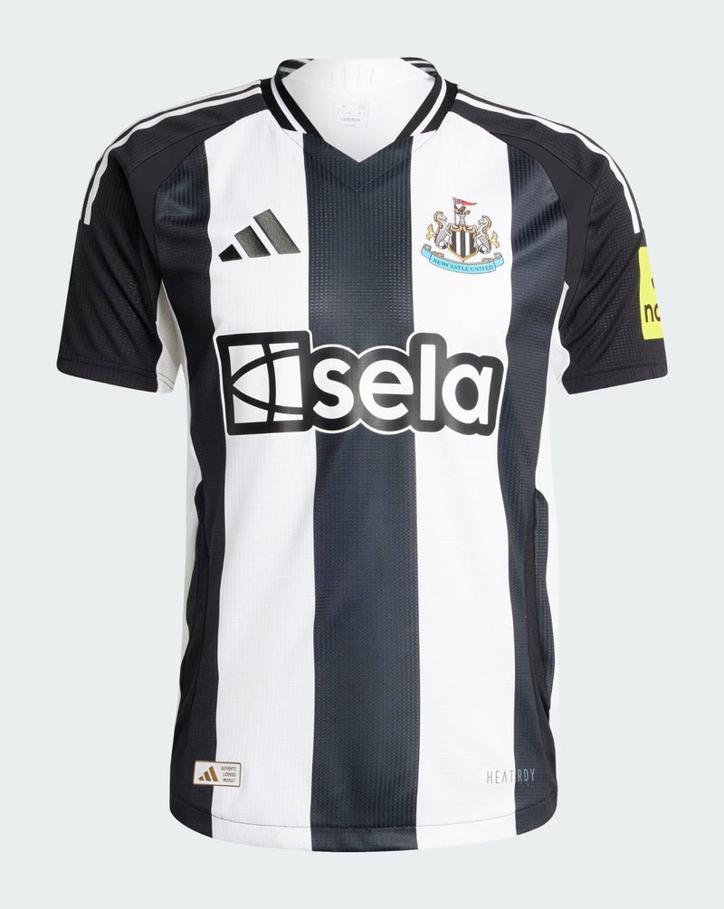 Camisa Newcastle United I 24-25 - Versão Torcedor Preto e Branco