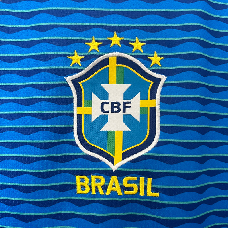 Camisa Brasil II 24/25 Torcedor Nike Masculino - Azul