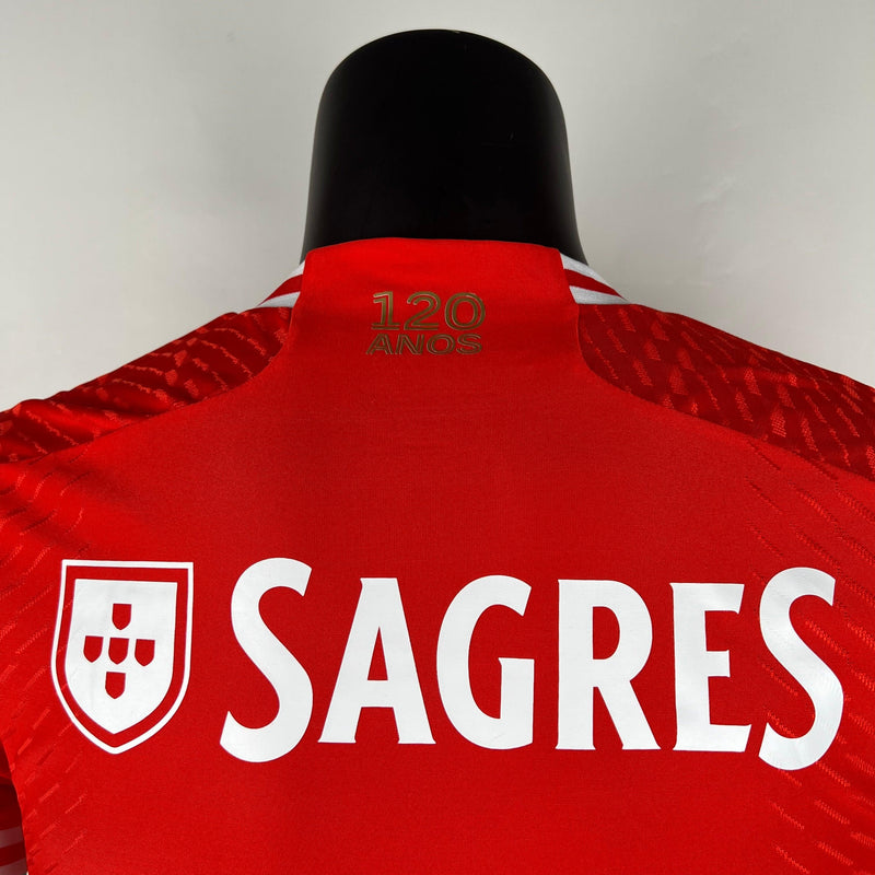 Camisa Benfica Versão Jogador Adidas Home Vermelha 2023/24