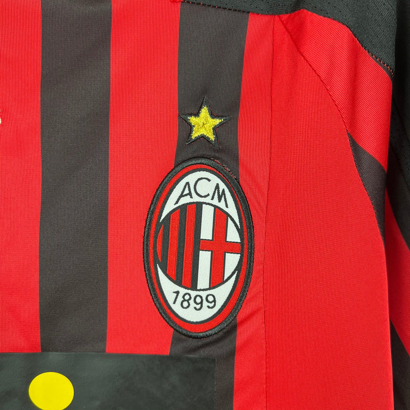 Camisa Retrô AC Milan I Titular Home 2007/08