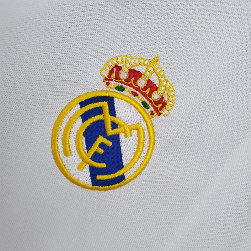 camisa-real-madrid-titular-I-retrô-branca-gola-polo-2002-2003-zidane-beckham-figo-roberto-carlos