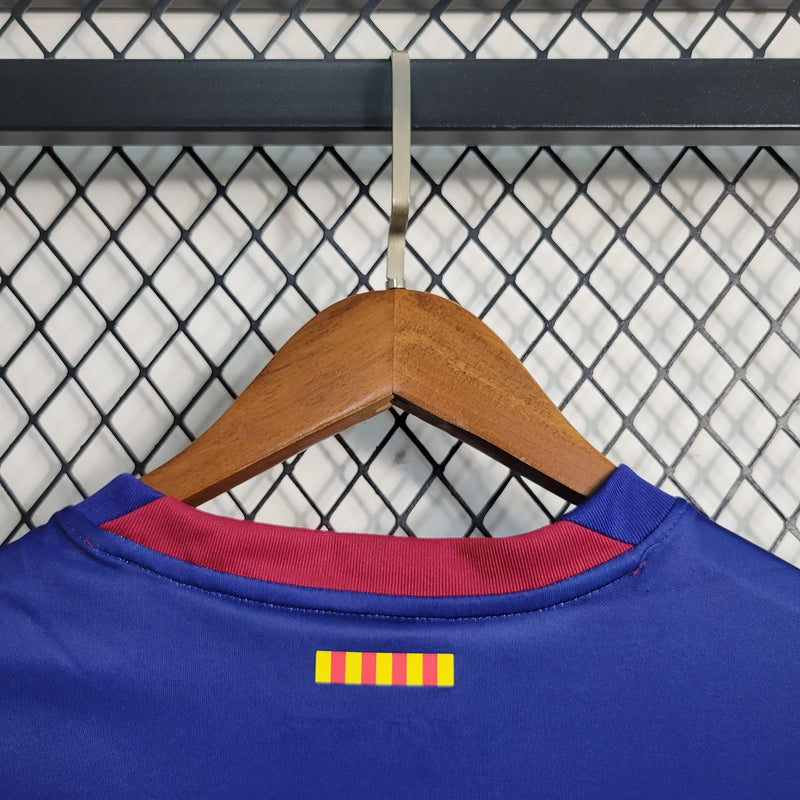 Camisa Barcelona Manga Longa Nike Home 2023/24