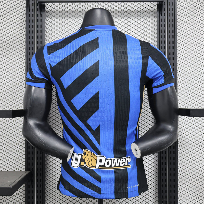 Camisa Inter de Milão Home 2024/25 Jogador Nike Masculino - Azul Preta