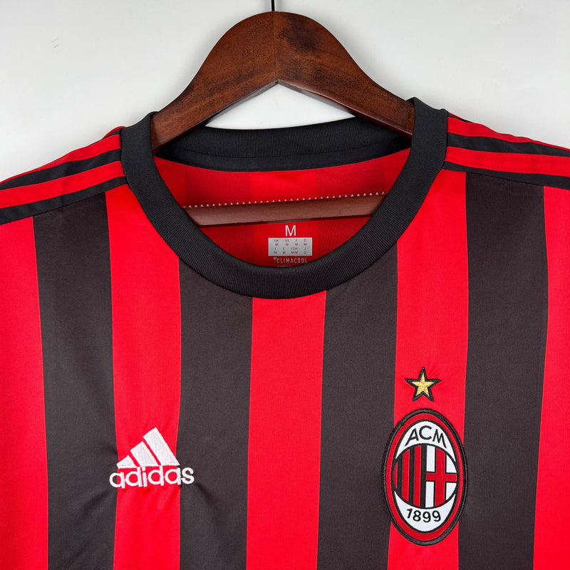 Camisa Retrô Milan I Titular Adidas Home 2017/18