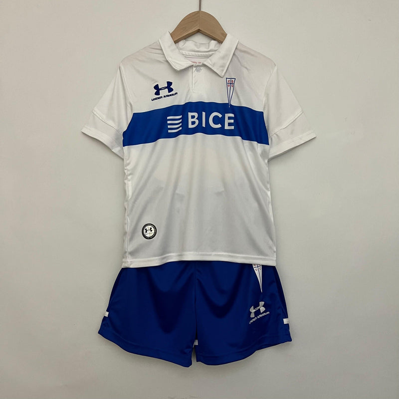 Kit Infantil Futebol Deportivo Universidad Católica Home Under Armor 23/24