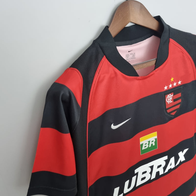 Camisa Flamengo I Retrô - 2003/2004 Nike Vermelha e Preta