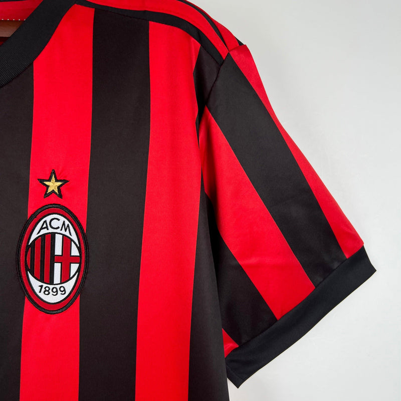 Camisa Retrô Milan I Titular Adidas Home 2017/18