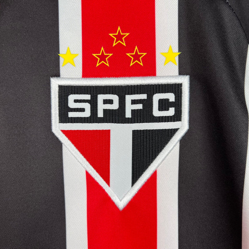 Camisa Tricolor Away Listrada | Adidas Treino 23/24 Vermelho e Preto