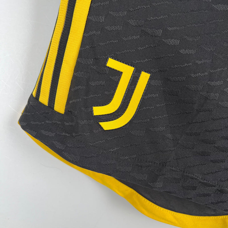 Shorts Juventus Home Adidas 2023/24 - Versão Jogador Preto