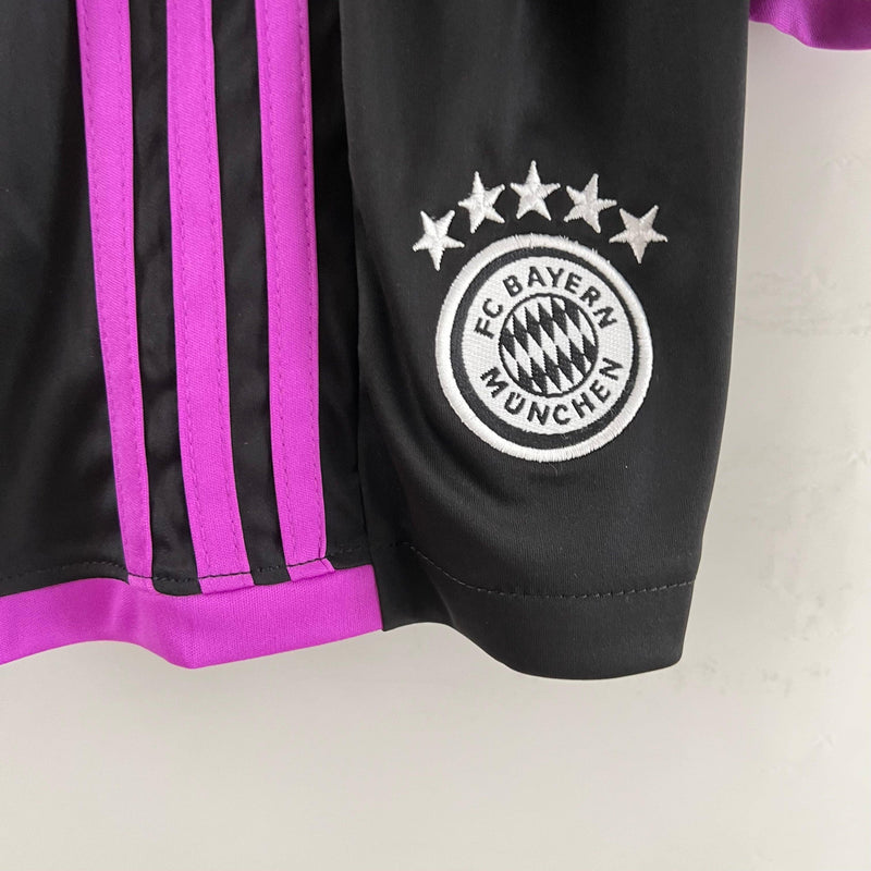 Conjunto Infantil Bayern De Munique Away 23/24 - Futebol