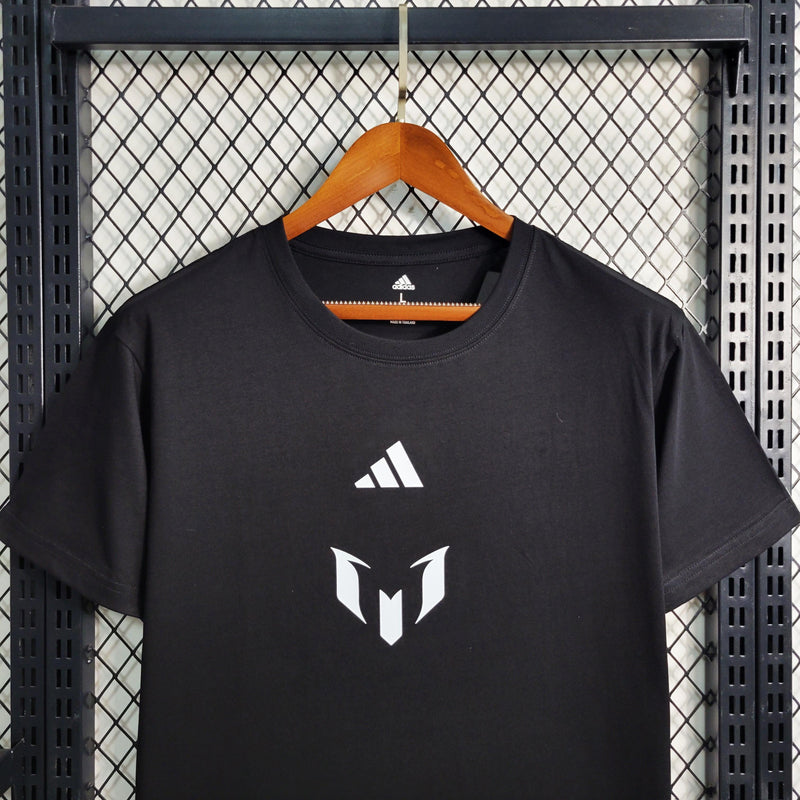 Camiseta Messi Preta Miami Adidas Casual