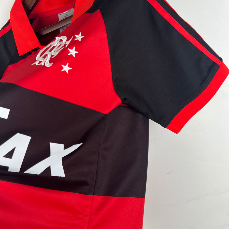 Camisa Flamengo I Retrô - Adidas 1987 Vermelho Preto Polo