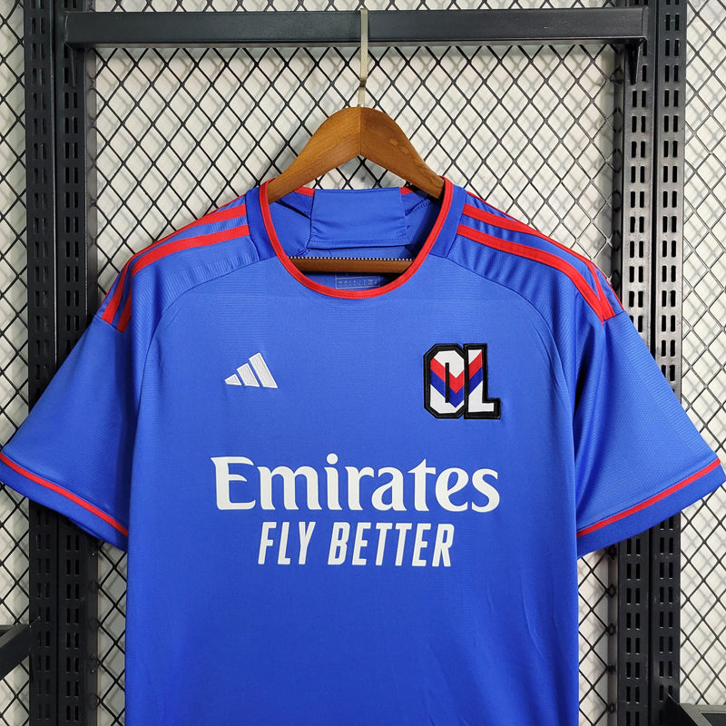 Camisa Lyon Adidas Away 2023/24 | Versão Torcedor