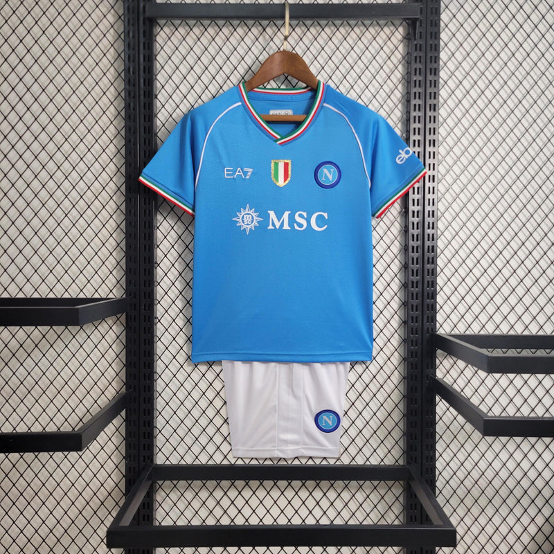 Conjunto Infantil Napoli Home 2023/24