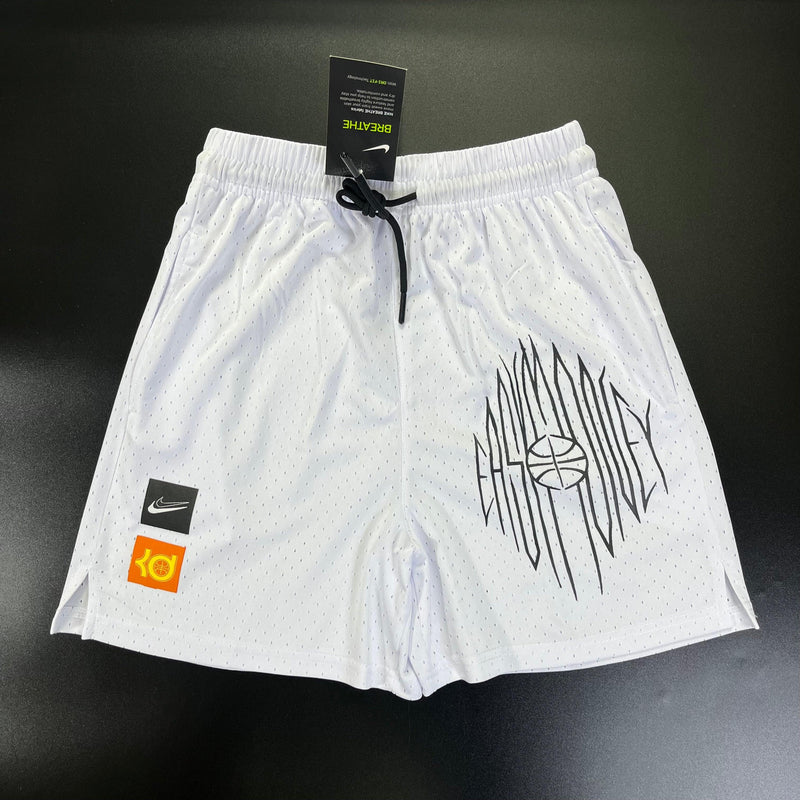 Shorts Esportivo Nike Branco Com Bolso