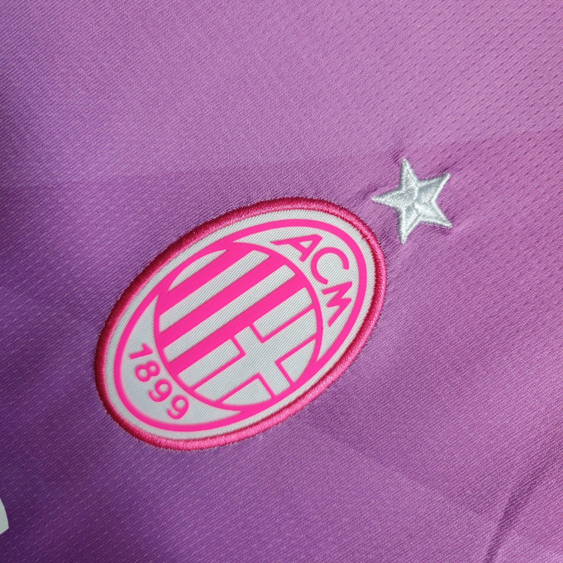 Camisa-Milan-away-ll-gola-redonda-2-23-24-puma-roxo-rosa-azul-branco-acmilan-ibrahimovic-torcedor