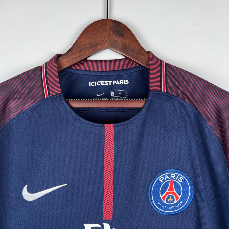 camisa-paris-saint-germain-2017-2018-titular-psg-azul-vermelho-branco-neymar-mbappé