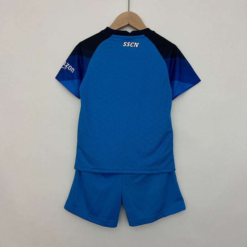 Kit Infantil Futebol Napoli Home 23/24