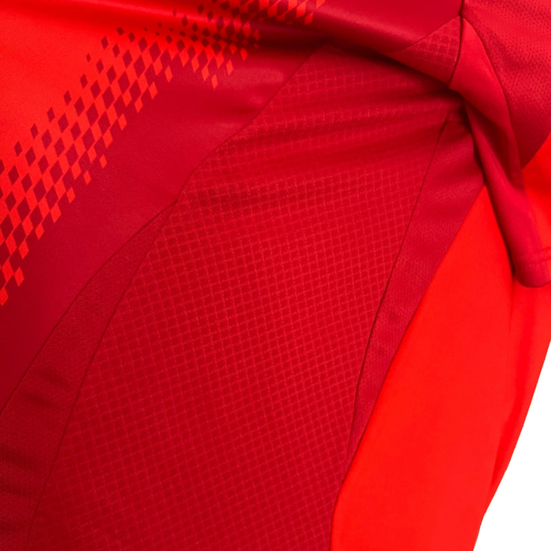 Camisa Bayern de Munique I Titular 24/25 Versão Torcedor Vermelho Home "Treble Red"