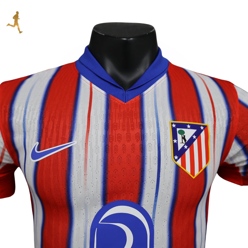 Camisa Atlético de Madrid I 24/25 Versão Jogador - Vermelho Branco Azul