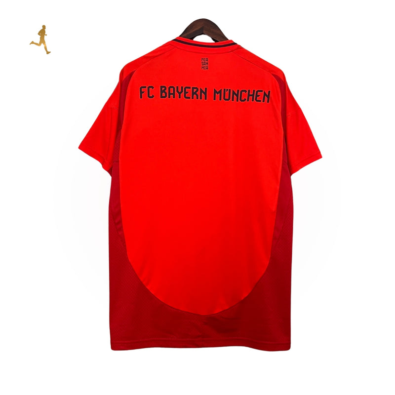 Camisa Bayern de Munique I Titular 24/25 Versão Torcedor Vermelho Home "Treble Red"