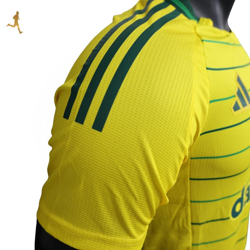 Camisa Celtic II Away 24/25 Dafabet Versão Jogador Amarelo Verde Preto - Adidas