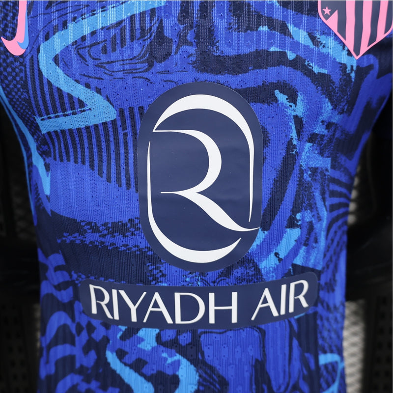 Camisa Atlético de Madrid Third Away 24/25 Versão Jogador Azul - Nike