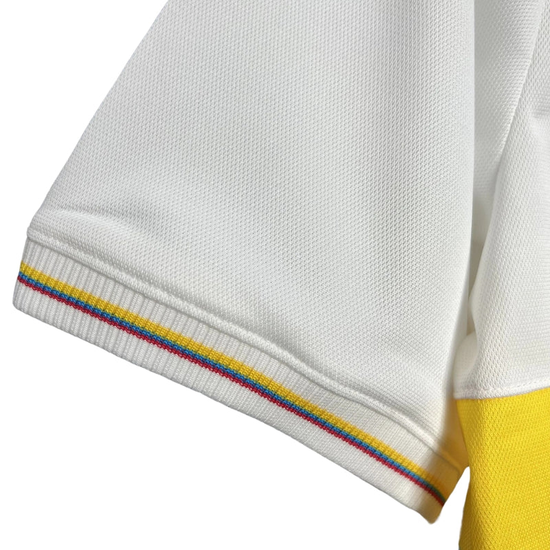 Camisa Colômbia 100 Anos Concept 24/25 - Adidas Versão Torcedor Branco Amarelo