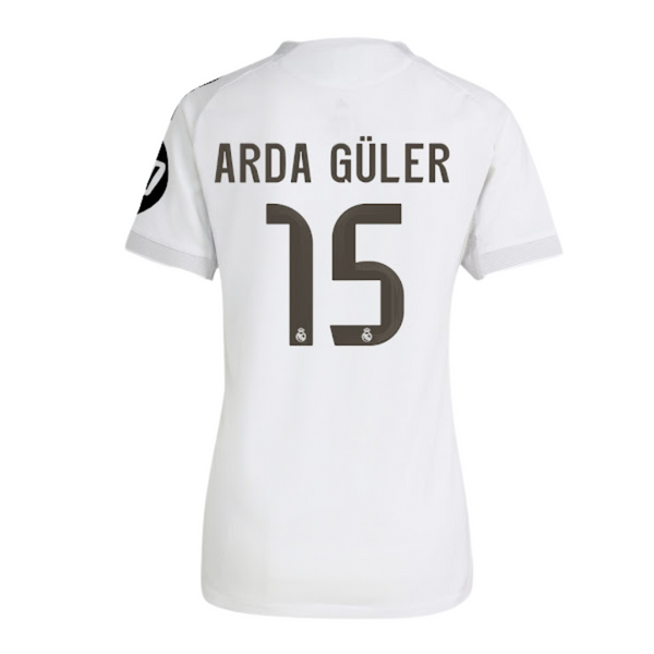 Camisa Real Madrid I 2025/26 N° 15 ARDA GULER