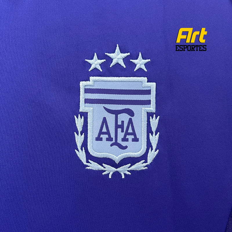 Camisa Argentina II Feminina 2024/25 Adidas Versão Torcedor Azul