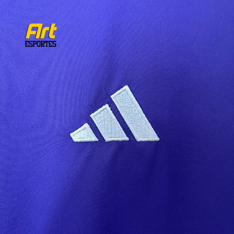 Camisa Argentina II Feminina 2024/25 Adidas Versão Torcedor Azul