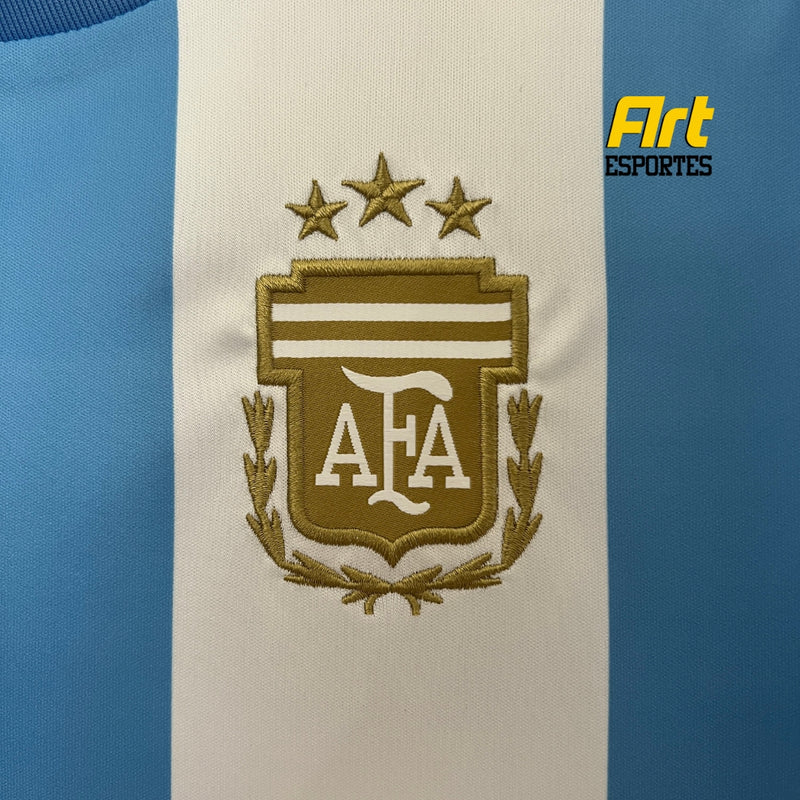 Camisa Argentina I Feminina 2024/25 Adidas Versão Torcedor Azul