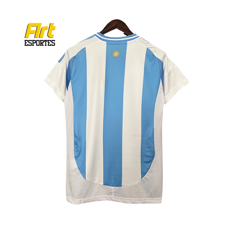 Camisa Argentina I Feminina 2024/25 Adidas Versão Torcedor Azul